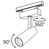 Трековый светильник Maytoni Track lamps TR019-2-10W3K-B