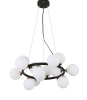 Подвесная люстра Lumina Deco Marsiada LDP 6033-15 BK+MD