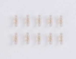 Соединитель прямой Ambrella Light Illumination COB 12/24V для лент 5mm (2 конт.) (10шт. в комплекте) GS6341