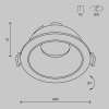 Встраиваемый светильник Maytoni Technical Share DL051-U-1B