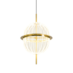 Подвесной светильник Delight Collection 8631P/C gold/clear
