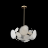 Люстра на штанге Crystal Lux DANDELION SP6 GOLD