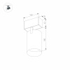 Трековый светодиодный светильник Arlight Mag-Spot-45-R65-18W Warm3000 033087