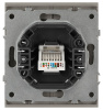 Розетка Эра Arktik 16-3107-07 информационная RJ45 титан Б0070480