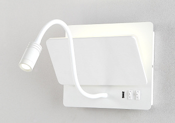 Бра Crystal Lux DUO AP9W LED WH