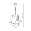 Подвесная люстра Modelux ML.6777.7P GD