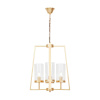 Подвесная люстра Lumina Deco LDP 1247-4 F.GD