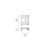 Скоба крепежная тип D к шинопроводу 5040xx-(F)/(R) Quattro Lightstar 504197-00
