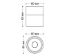 Накладной светильник Italline IT014-0201 white