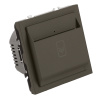 Выключатель карточный Stekker Эмили RSW40-5114-09 антрацит, soft touch 50701