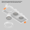 Встраиваемый светильник Crystal Lux CLT 068C3 WH