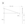 Настенный светильник Arlight SP-KANEL-WALL-6W Warm3000 (BK, 36 deg, 230V, TELESCOPIC) (IP20 Металл) 059601