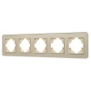 Рамка на 5 постов стеклянная Arlight FRM-OMALI-GS-5-GD 049707