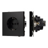 Механизм электрической розетки Arlight SCT-TENDO-MEU1-PL-BK (230V, 16A) 054079