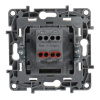 Переключатель одноклавишный промежуточный Legrand Etika 10A 250V слоновая кость 672309