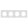 Рамка на 4 поста алюминиевая Arlight FRM-AKIRY-SFAL-4-SR 049743