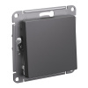 Переключатель 1-клавишный, сх.6, 10АХ, Systeme Electric AtlasDesign Базальт ATN001461
