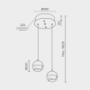 Подвесной светильник Modestyle MS.2345.2 GD