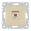 Розетка телефонная RJ11 Arte Milano 205.51-1.shampan
