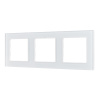 Рамка трехместная Arlight FRM-GLARE-GS-3-WH 043799