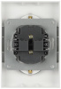 Розетка ЭРА Galaxy 15-2107-01 без заземления двойная 2X2P 16А-250В IP20 белый Б0071697