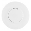 Розетка круглая с/з и шторками, защитной крышкой и рамкой Arte Milano SET08-1-41-1 white