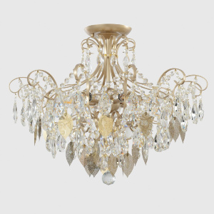 Потолочная люстра Crystal Lux ESMIRALDA PL6 GOLD