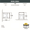 Уличный настенный светильник Fumagalli DS2.560.000.WXD1L