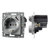Механизм розетки с USB зарядкой Arlight SCT-MUAA-PL-GR-V (250V, 16A) 049820