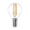 Светодиодная филаментная лампа Gauss Basic Filament E14 4W 3000K шар 50512142