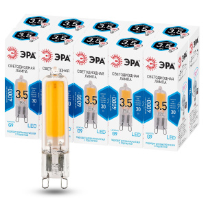 Лампа светодиодная Эра G9 3,5W 4000K LED JCD-3,5W-GL-840-G9 Б0049084