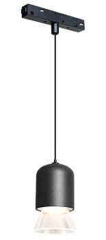 Трековый магнитный светильник iLedex Vision 4822-015-D72-8W-38DG-3000K-BK