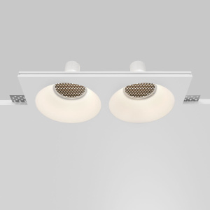 Встраиваемый светильник Maytoni Technical Gyps Modern DL129-GU10-02-W