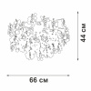 Потолочная люстра Vitaluce V2832-8/7PL