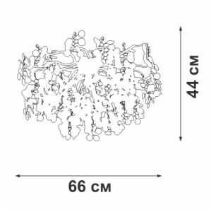 Потолочная люстра Vitaluce V2832-8/7PL
