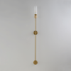 Бра Crystal Lux SIMPLY AP1.2 BRASS