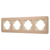 Рамка на 4 поста алюминиевая Arlight FRM-AKIRY-AL-4-GD 049733