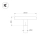 Уличный светильник Arlight ALT-CAN-50W Warm2700 (BK, 140 deg, 230V) (IP65 Металл) 060326