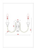 Бра Arte Lamp Collinetta A4094AP-2WH