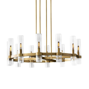 Подвесная люстра Delight Collection Ravelle MT8888-8H antique brass