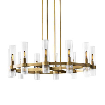 Подвесная люстра Delight Collection Ravelle MT8888-8H antique brass