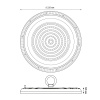 Промышленный светильник Uniel ULY-U37D-100W/4000K IP65 GREY UL-00012783