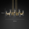 Подвесная люстра Delight Collection Ravelle MT8888-8H antique brass