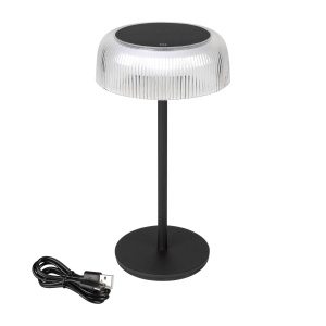 Настольная лампа аккумуляторная Arlight SP-KWALLEN-4.7W Warm2700 (Черный, 130 deg, 5V) (IP54 Металл) 060829