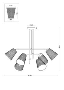 Потолочная люстра Freya Terra FR5260PL-06BS