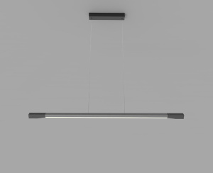 Линейный подвесной светильник Italline IT013-6020 black/silver 3000K