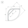 Алюминиевый профиль с экраном Arlight ARH-Kant-H30-2000 Anod+Opal 036771