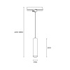 Трековый однофазный светильник Hesby Lighting Skylite HSBL_0137