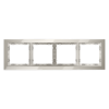 Рамка на 4 поста Voltum S70 VLS110403 (кашемир, стекло)