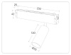 Трековый магнитный светильник Ambrella Light Magnetic 220V GL1221